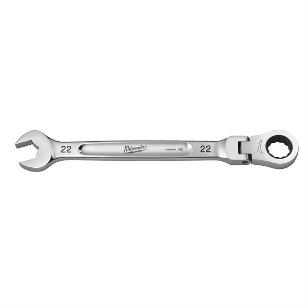 Milwaukee Tool 22mm Flex Head Ratcheting Combination Wrench T398-MLW45-96-9622