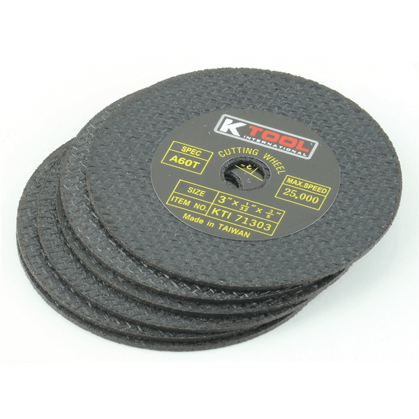 K Tool International 6PK CUT-OFF WHEEL 3IN. X 1/32IN. 6/PK T398-KTI71303