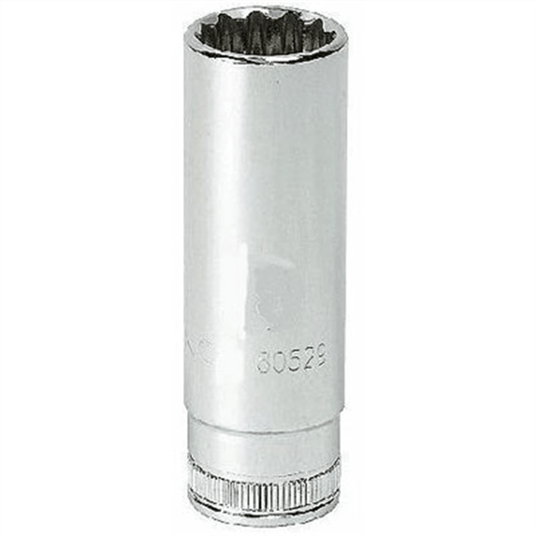 GearWrench 1/4 Inch Drive 12 Point Deep Metric Socket 8mm T398-KDT80235