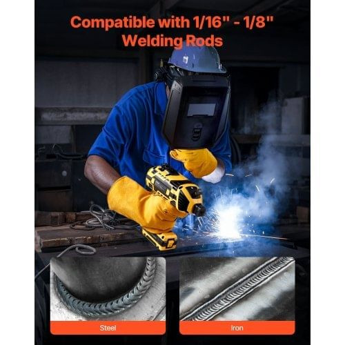 Portable Handheld Welding Machine, 20-140A Portable ARC Welder with 5-Level Current Adjustment & IG E415-YAQDZSCSHJ14H3FUQV1