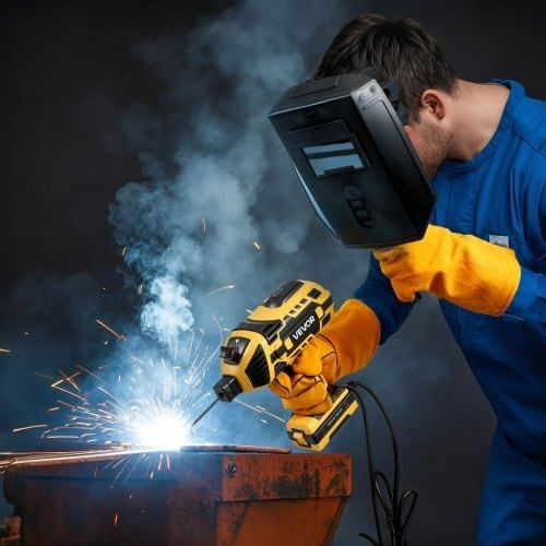 Portable Handheld Welding Machine, 20-140A Portable ARC Welder with 5-Level Current Adjustment & IG E415-YAQDZSCSHJ14H3FUQV1
