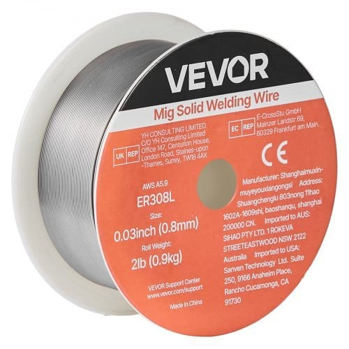 Solid MIG Welding Wire, ER308L 0.03-inch 2 LBS, Low Spatter Stainless Steel Welding Wire with High  E415-MIGHSSXHSER3VRU7P001V0