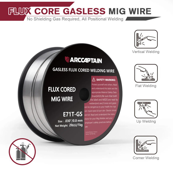 Type: TYPE3, Ships From: Russian Federation, Diameter: 0.1MM - ARCCAPTINA MIG Welding Wire Mild Ste F640-12000035785413914