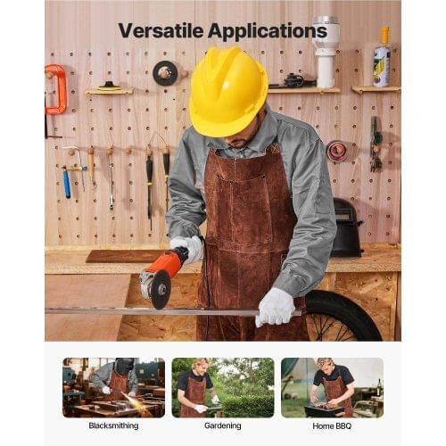 Leather Welding Apron Split Leg, Heavy Duty Cowhide Flame Resistant Welding Pants for Men Women, He E415-FTWQFTWQNPFRMFZ2F001V0