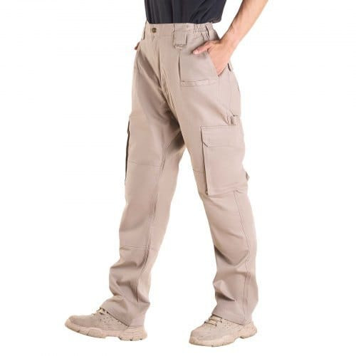 FR Pants for Men, 9 oz 100% Cotton, Flame-Resistant Cargo Pants with Multi-Pockets and Elastic Wais E415-HJZRKZCMKQSX10J3L001V0