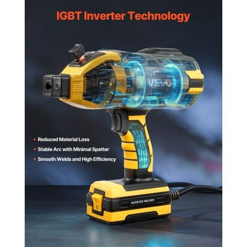 Portable Handheld Welding Machine, 20-120A Portable ARC Welder with 5-Level Current Adjustment & IG E415-YAQDZSCSHJ1257Z58V1