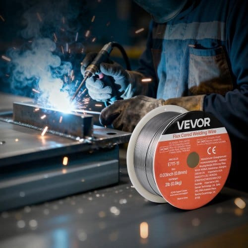 Flux Core MIG Welding Wire, E71T-11 0.03-inch 2 LBS, Gasless Mild Steel Welding Wire with Low Spatt E415-MIGHSYXHSE71S15QW001V0