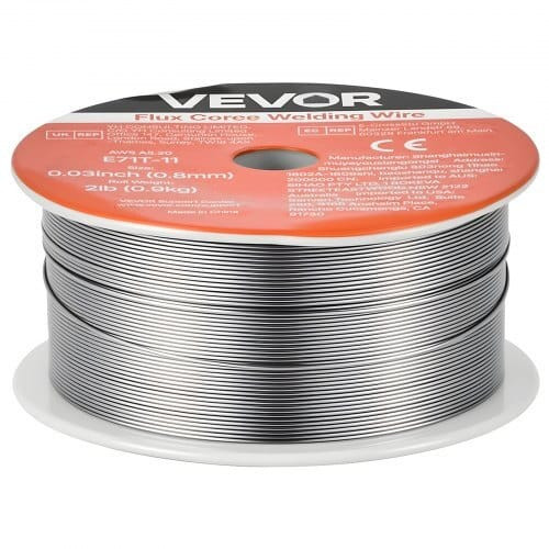 Flux Core MIG Welding Wire, E71T-11 0.03-inch 2 LBS, Gasless Mild Steel Welding Wire with Low Spatt E415-MIGHSYXHSE71S15QW001V0