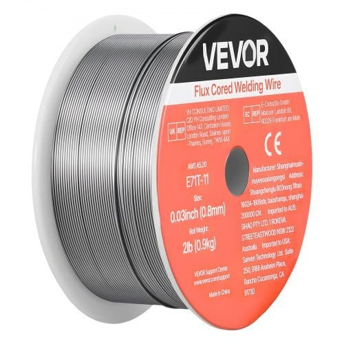 Flux Core MIG Welding Wire, E71T-11 0.03-inch 2 LBS, Gasless Mild Steel Welding Wire with Low Spatt E415-MIGHSYXHSE71S15QW001V0