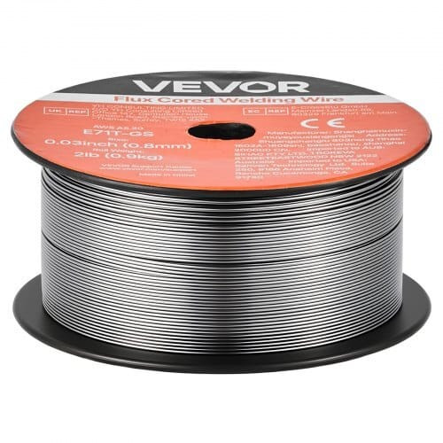 Flux Core MIG Welding Wire, E71T-GS 0.03-inch 2 LBS, Gasless Mild Steel Welding Wire with Low Spatt E415-MIGHSYXHSE717L3SH001V0