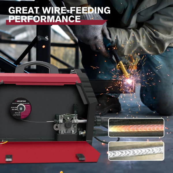 Type: TYPE5, Ships From: United States, Diameter: 0.1MM - ARCCAPTINA MIG Welding Wire Mild Steel 0. F640-12000035785413926