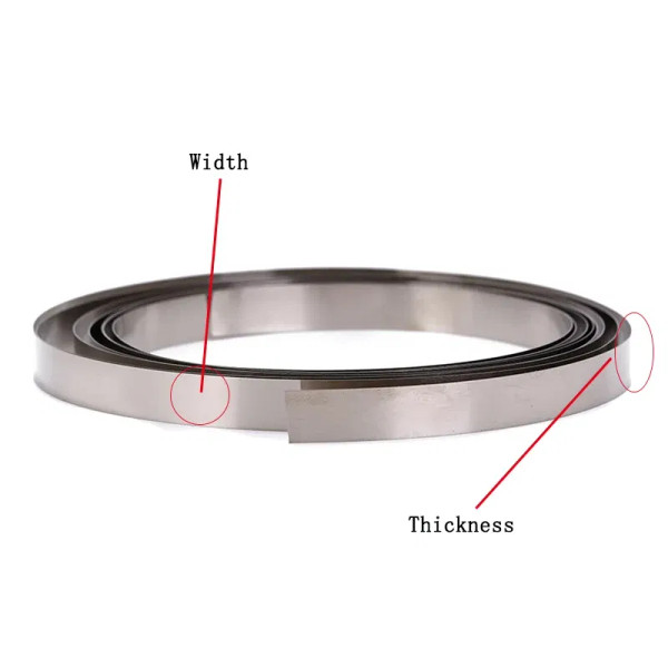 Color: Tea Brown - 10M 0.1/0.12/0.15/0.2mm Nickel Plated Strip Tape for Li 18650/21700 Battery Spot F640-12000039473935861