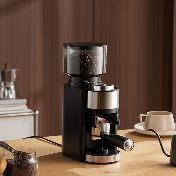 Electric Coffee Grinder 25 Levels Household Adjustable 250g Large Capacity Coffee Bean Grinder Mills K484-FQZIN_PFV1YACSZ
