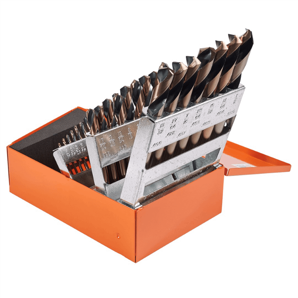 KnKut KnKut 29 Piece Short Stubby Length Drill Bit Set 1/16"-1/2" by 64ths T398-KNK29KK7