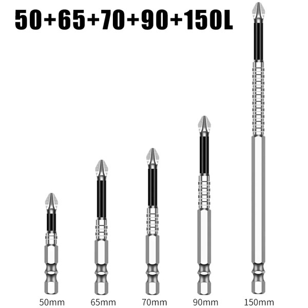 Color: Khaki - K5 Non-slip High Hardness Bit S2 Strong Magnetic 5A Black Non-slip Cross Head Electr F640-12000044173899098