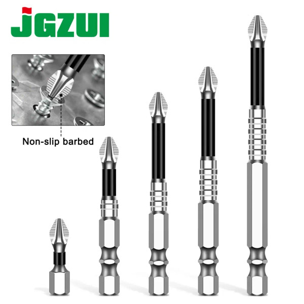 Color: WHITE - K5 Non-slip High Hardness Bit S2 Strong Magnetic 5A Black Non-slip Cross Head Electr F640-12000044173899084