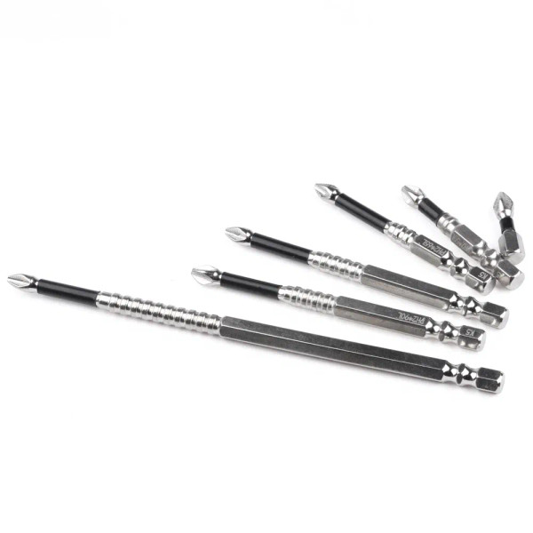 Color: WHITE - K5 Non-slip High Hardness Bit S2 Strong Magnetic 5A Black Non-slip Cross Head Electr F640-12000044173899084