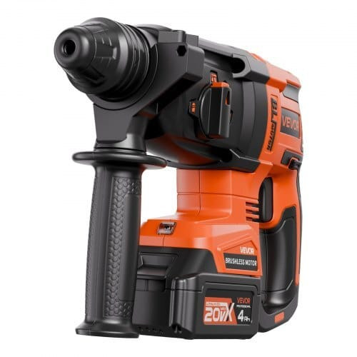 20V Brushless Cordless Hammer Drill, Lithium-Ion 1 Inch Rotary Hammer Driver, SDS-Plus Electric Lig E415-DC20WSDC26MMTHJL9001V1