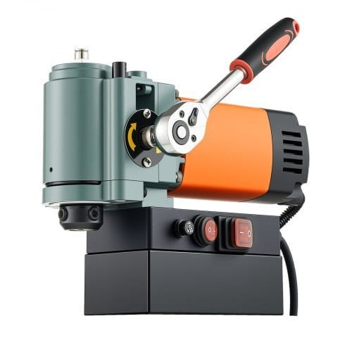 Low Profile Magnetic Drill Press, 1300 W, 1.4 in Boring Diameter, 2248 lbf Power Portable Mag Drill E415-WSCLZ35MMTZC68DEN001V1
