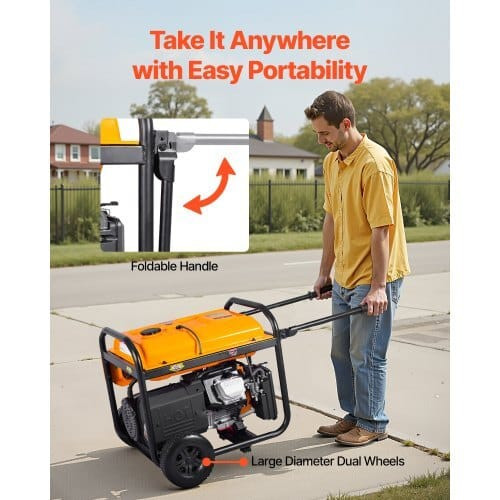Portable Generator, Gasoline 13500W Peak Watt & LPG 12000W Peak Watt Dual Fuel Generator, Home Back E415-BXSFDJSRLKYLNWTU0001V5