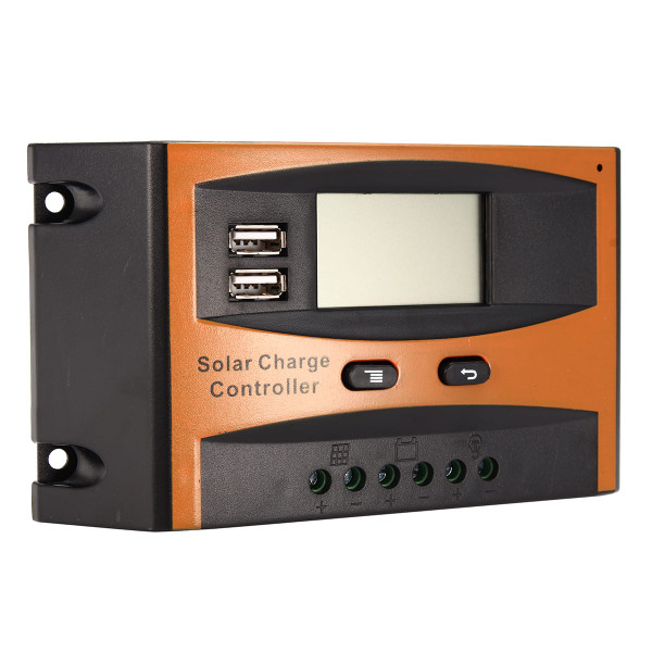 12V/24V 20A Auto USB Charge Controller Solar Panel LCD Display PWM Regulator C122-1267529