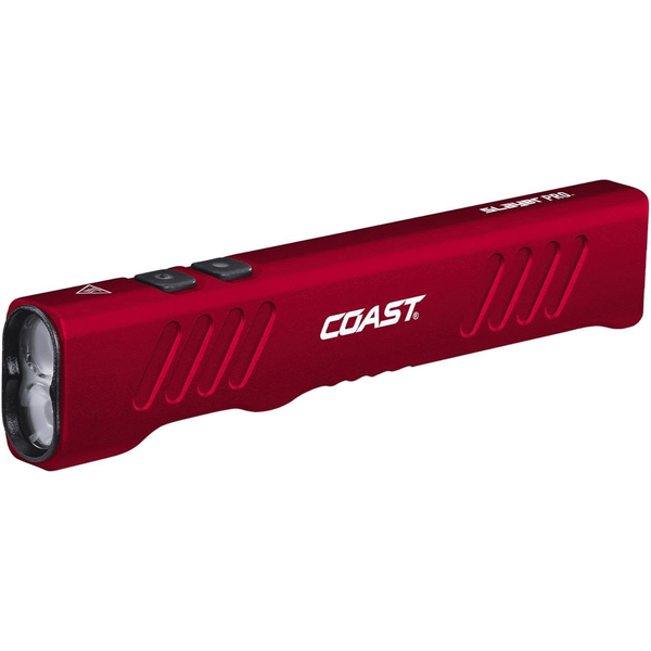 COAST Products Slayer Pro 1150 Lumen Rechargeable Flashlight with Beamsaver Memory Mode - Red T398-COS31103