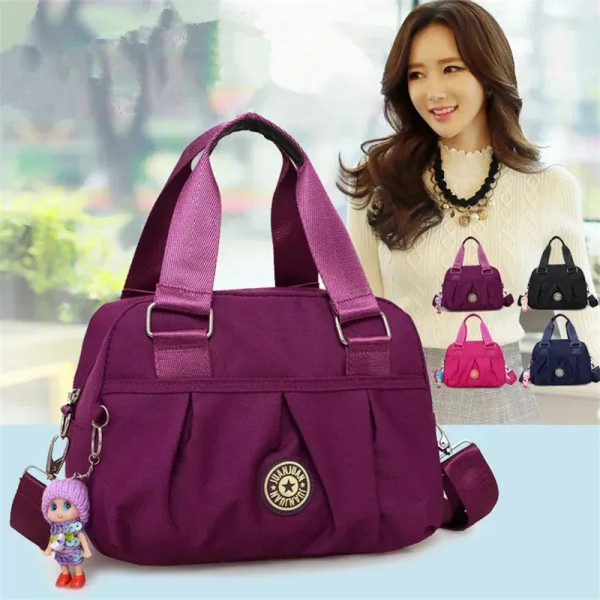 Color: MULTI - Crossbody Bags for Women Simple Canvas Square waterproof Bag Designer Luxury Women's F640-12000041315465900