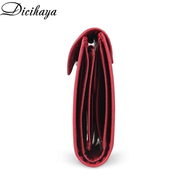 Color: Gold - Genuine Leather Women Wallet Coin Purse For Girls Female Small Portomonee Lady Purse  F640-12000034250034406