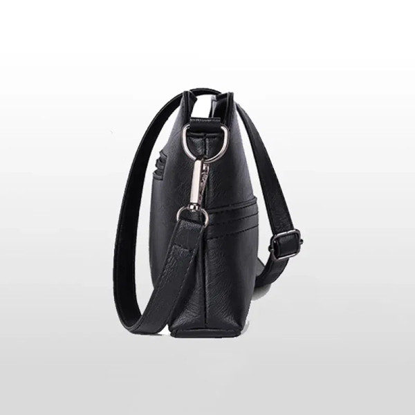 Color: army green, Size: S - New Casual mama Messenger Bags Crossbody PU Leather Black Handbags for F640-12000035938115367