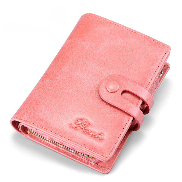 Vintage men's short wallet with leather zipper Q119-CJBHNSNS21521