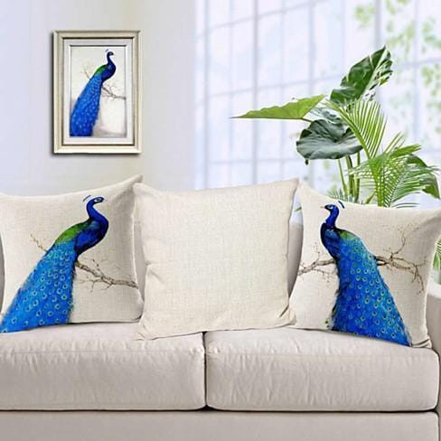 PEACOCK EXOTICA Cushion Covers In Pairs K290-5892263749
