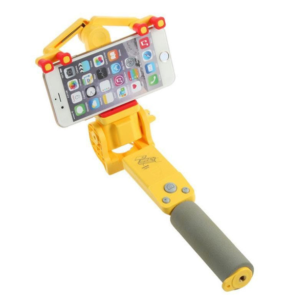 Color: Yellow - 360 Deg. Panoramic Robotic Powered Selfie Stick K290-14671388770339