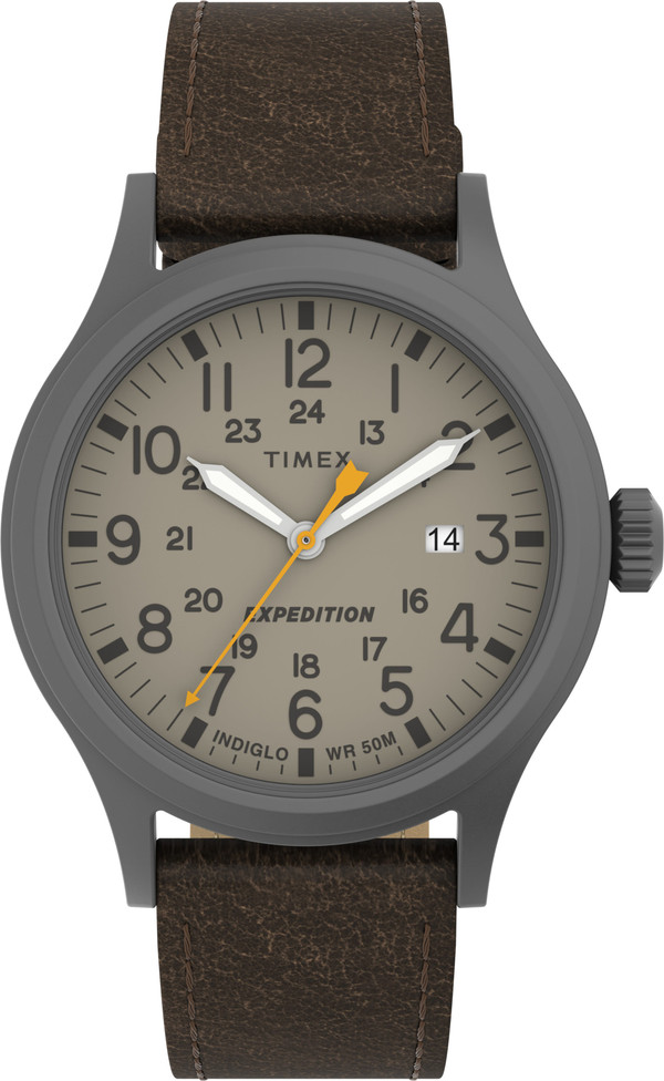 Timex Men's Expedition Quartz Sport Watch with Leather Strap G818-TW4B23100