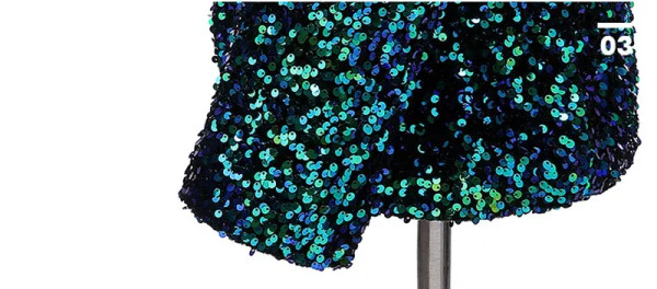 Color: Fuchsia, Size: XXL - Shiny Green Sequins Bling Glitter Blazer Men 2023 Shawl Collar One Butt F640-12000031989367365