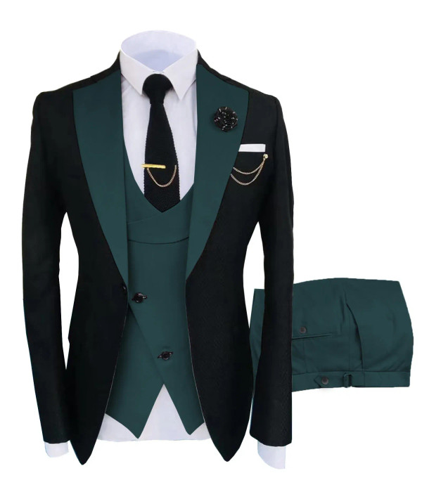 Color: MULTI, Size: One Size - New Costume Homme Popular Clothing Luxury Party Stage Men's Suit Gro F640-12000026415254222