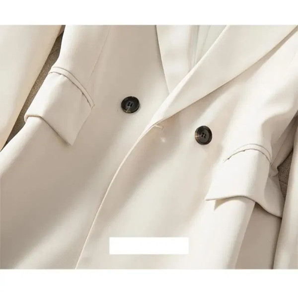 Color: Khaki, Size: XXXL, Ships From: CHINA - High End Office Professional Women's Blazer Pants 2-P F640-12000039702912939