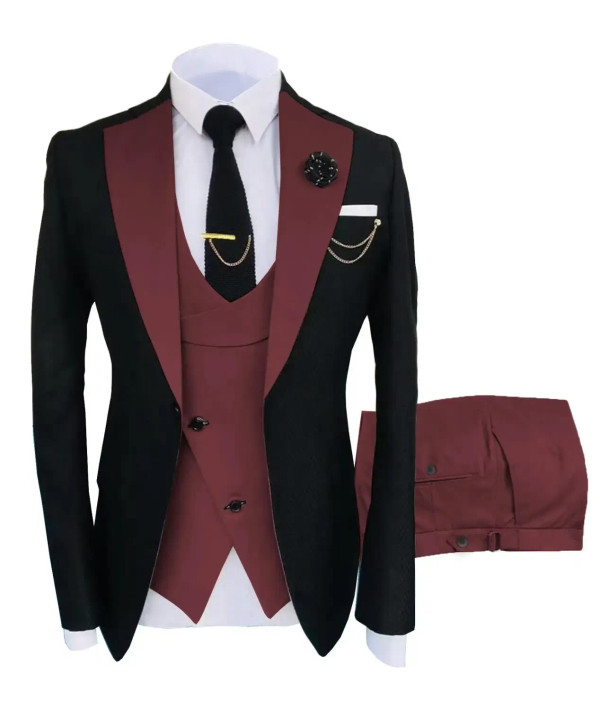 Color: WHITE, Size: One Size - New Costume Homme Popular Clothing Luxury Party Stage Men's Suit Gro F640-12000026415254220