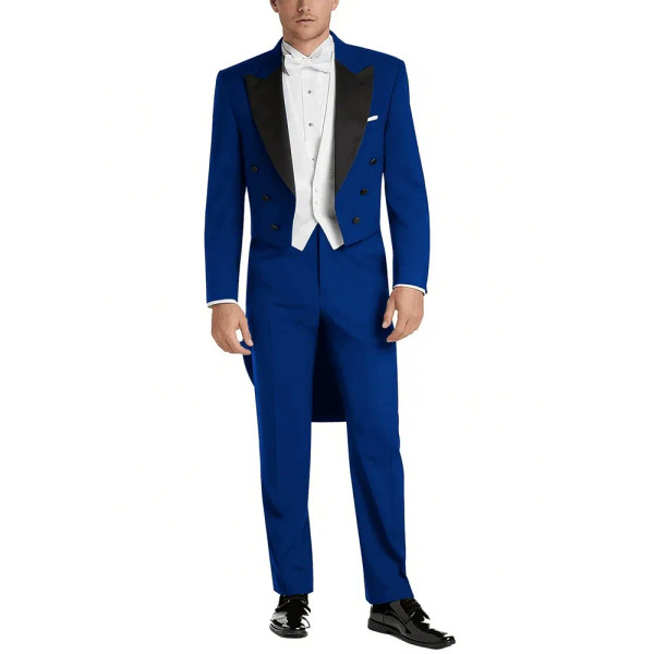 Color: Lavender, Size: XL - Italy Style Aristocratic Men Suit Three Pieces(Jacket+Pants+Vest) Hot-s F640-12000050423216128