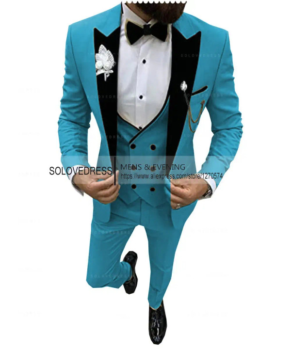 Color: Ivory, Size: One Size - Suits for Mens 2024 Casual Business Suit High-end Social Formal Suit F640-12000030767705594