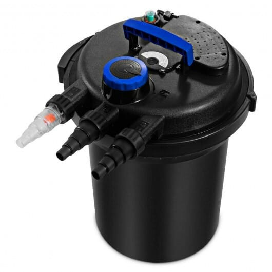 4000 Gallons Pond Pressure Bio Filter with 13W UV Light - Color: Black D681-EP21559