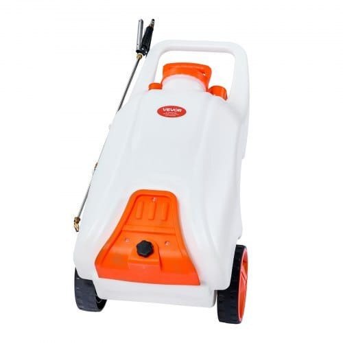 Battery-Powered Sprayer with Wheeled Cart, 13.1 Gallons Electric Weed Sprayer, Adjustable 0-80 PSI, E415-TCSPWQBCSPPP2GW0H001V1