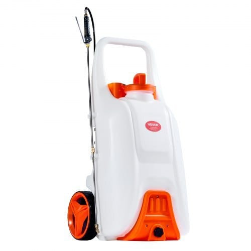 Battery-Powered Sprayer with Wheeled Cart, 13.1 Gallons Electric Weed Sprayer, Adjustable 0-80 PSI, E415-TCSPWQBCSPPP2GW0H001V1