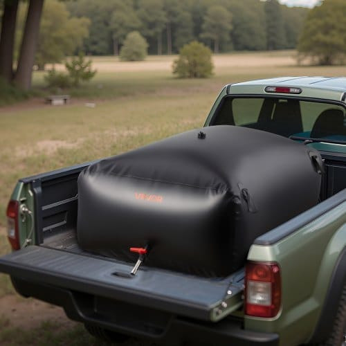 Water Storage Bladder, 264.2 Gal Collapsible Water Storage Bag, Wear-Resistant 1000D PVC Soft Water E415-CSDHSPVCB100YFP48003V0