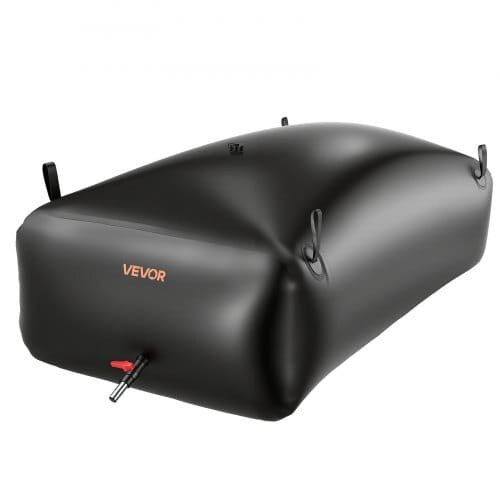 Water Storage Bladder, 264.2 Gal Collapsible Water Storage Bag, Wear-Resistant 1000D PVC Soft Water E415-CSDHSPVCB100YFP48003V0