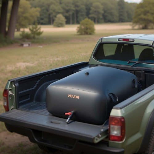 Water Storage Bladder, 87.2 Gal Collapsible Water Storage Bag, Wear-Resistant 1000D PVC Soft Waters E415-CSDHSPVCB3306DKO3003V0