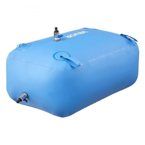 Water Storage Bladder, 35 Gallon Large Capacity TPU Soft Water Bag, Portable & Collapsible Water St E415-CSDLSTPU132LYW8X8001V0