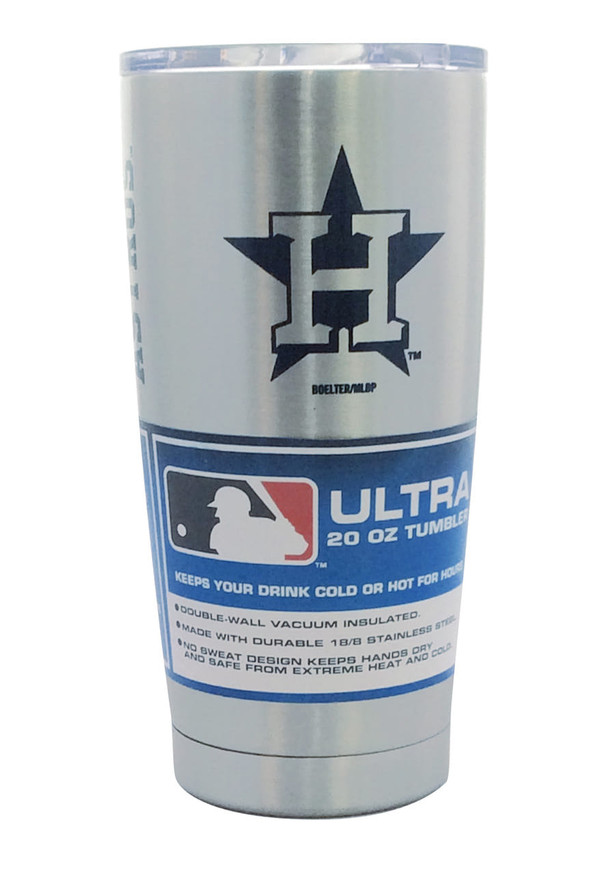 Houston Astros Travel Tumbler 20oz Ultra Silver Z157-8886048000
