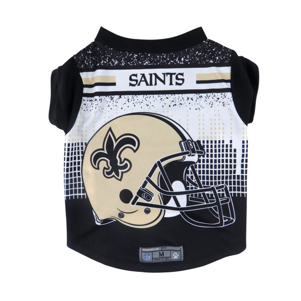 New Orleans Saints Pet Performance Tee Shirt Size L Z157-8669988495