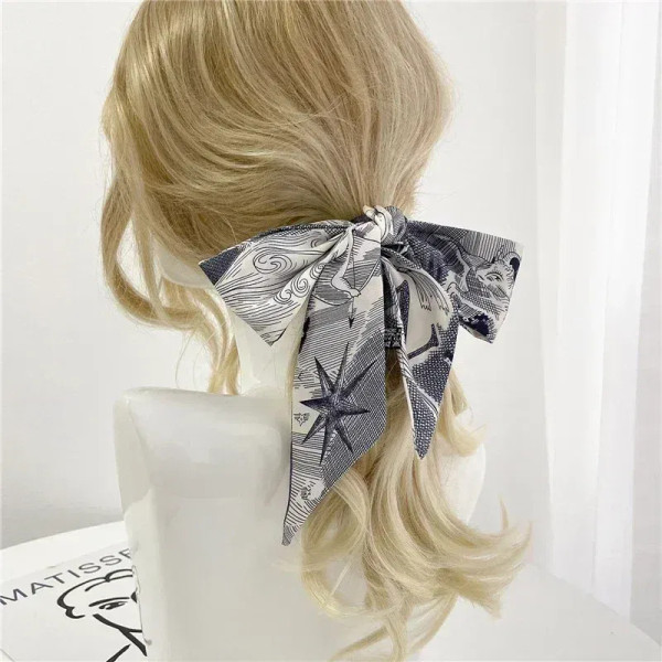 Color: Orange, Size: XXS - Fashion Skinny Scarf Women Luxury letter Printing Tie Bag Handle Ribbon  F640-12000046228401833