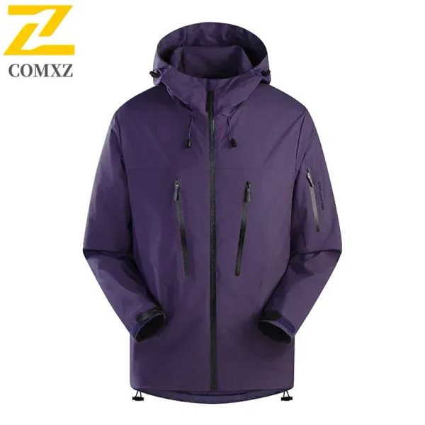 Color: Yellow, Size: XL - Spring Autumn Men's Windbreaker Fashion Outdoor Mountaineering Travel Win F640-12000042062344818